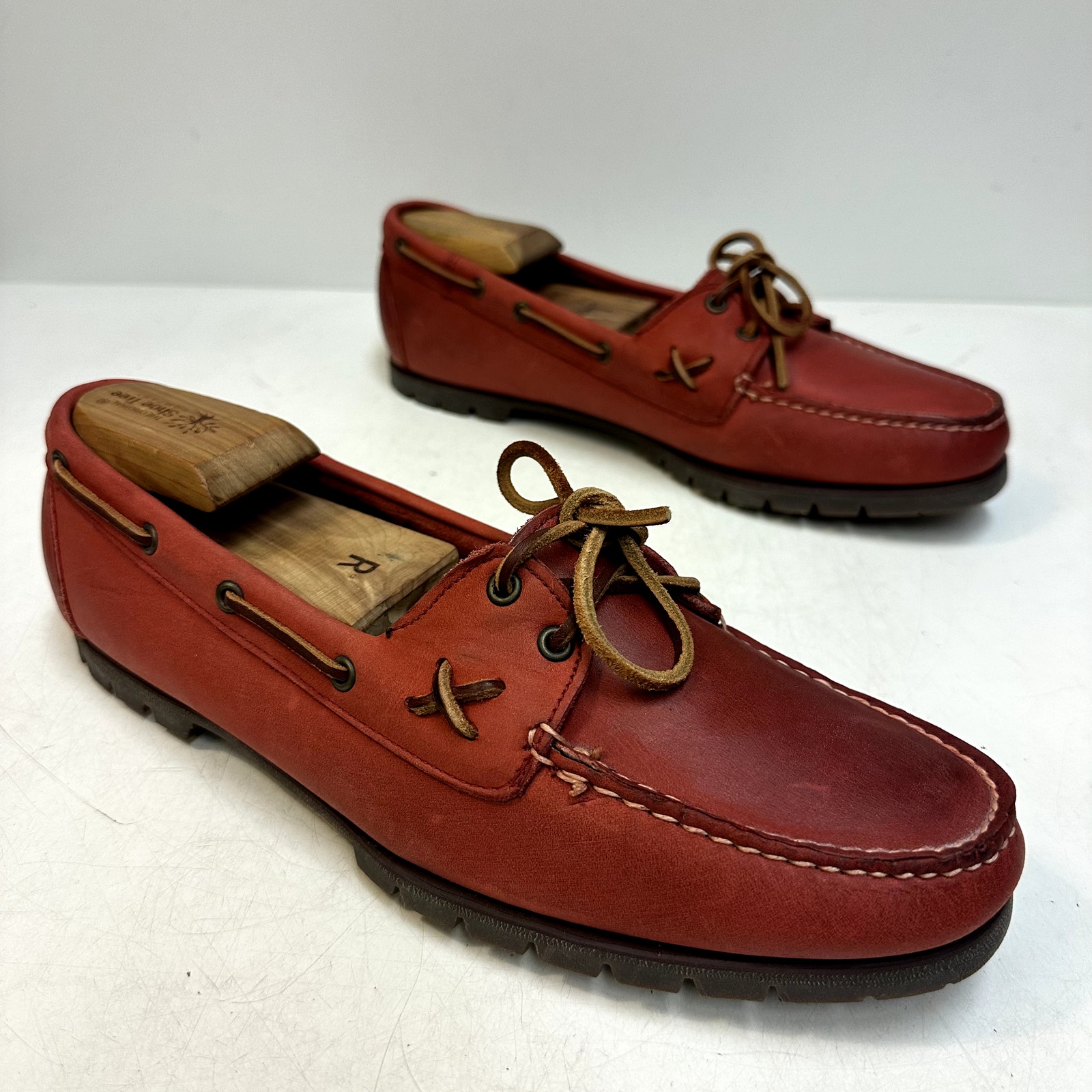 Nwot Rancourt & Co. X Polo Ralph Lauren Boat Shoe Vibram Made In Maine Usa 11 D — image 5 of 8